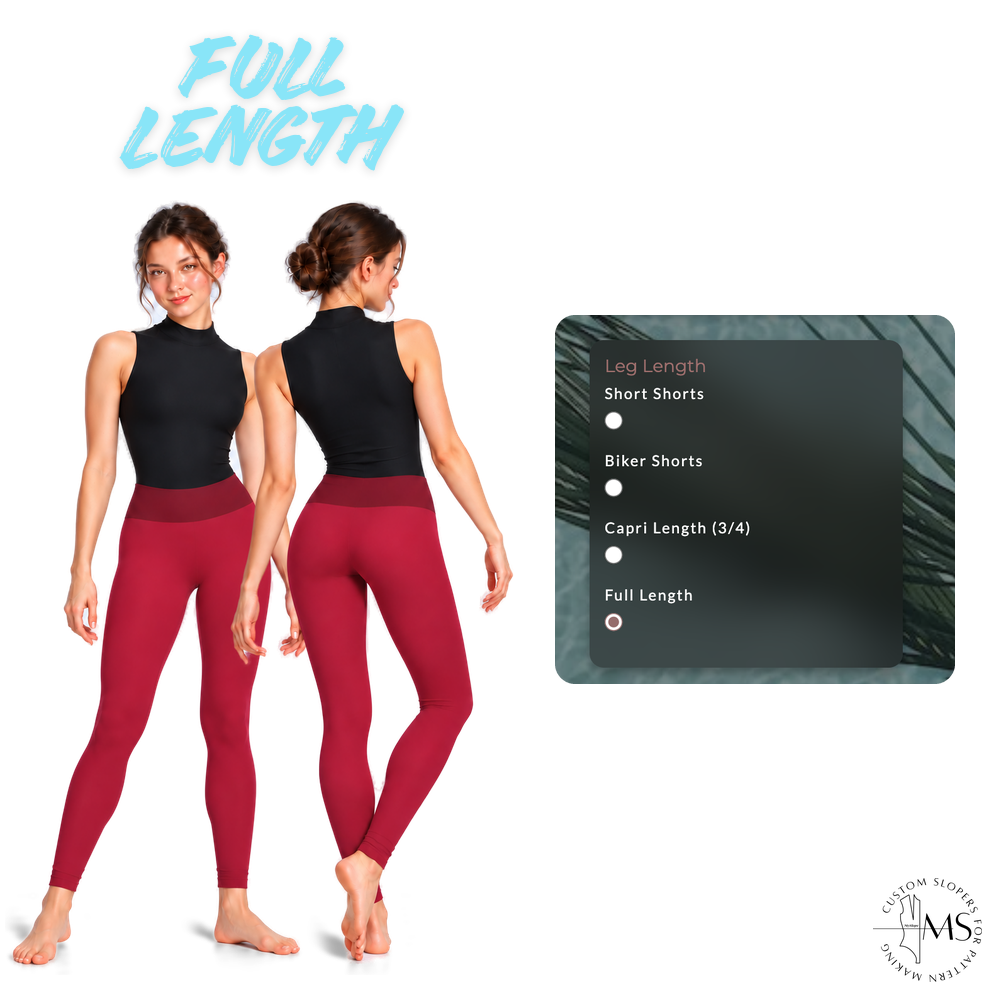 The Legging 2.0 Pattern | Custom Leggings Sewing Pattern Tool 2.0