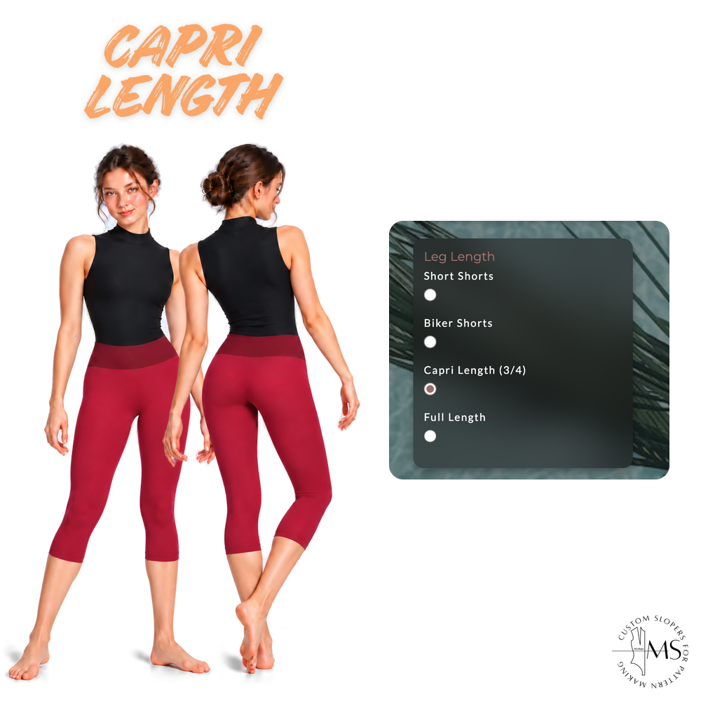 The Legging 2.0 Pattern | Custom Leggings Sewing Pattern Tool 2.0