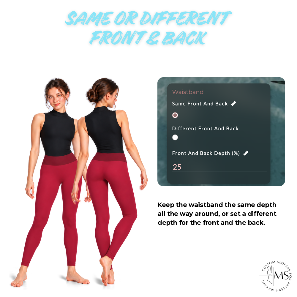 The Legging 2.0 Pattern | Custom Leggings Sewing Pattern Tool 2.0