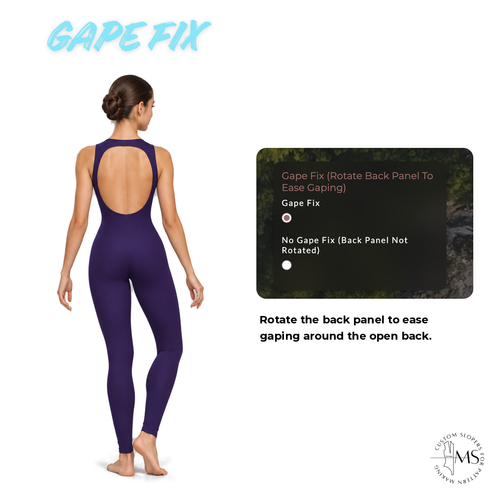 The Open Back Catsuit Pattern
