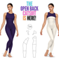 The Open Back Catsuit Pattern