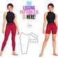 The Legging 2.0 Pattern | Custom Leggings Sewing Pattern Tool 2.0