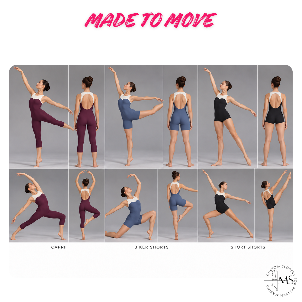 The Open Back Catsuit Pattern