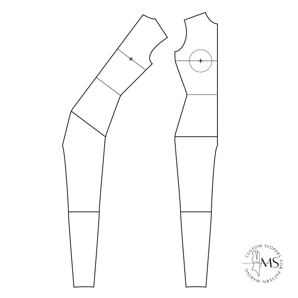 The Catsuit Block | Custom Catsuit Block Sewing Pattern Tool
