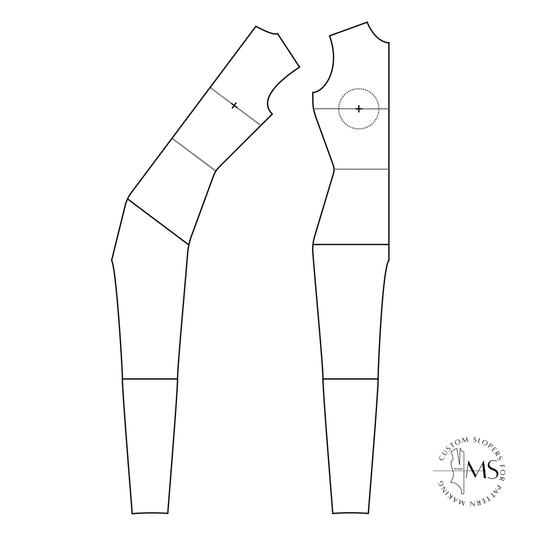 The Catsuit Block | Custom Catsuit Block Sewing Pattern Tool