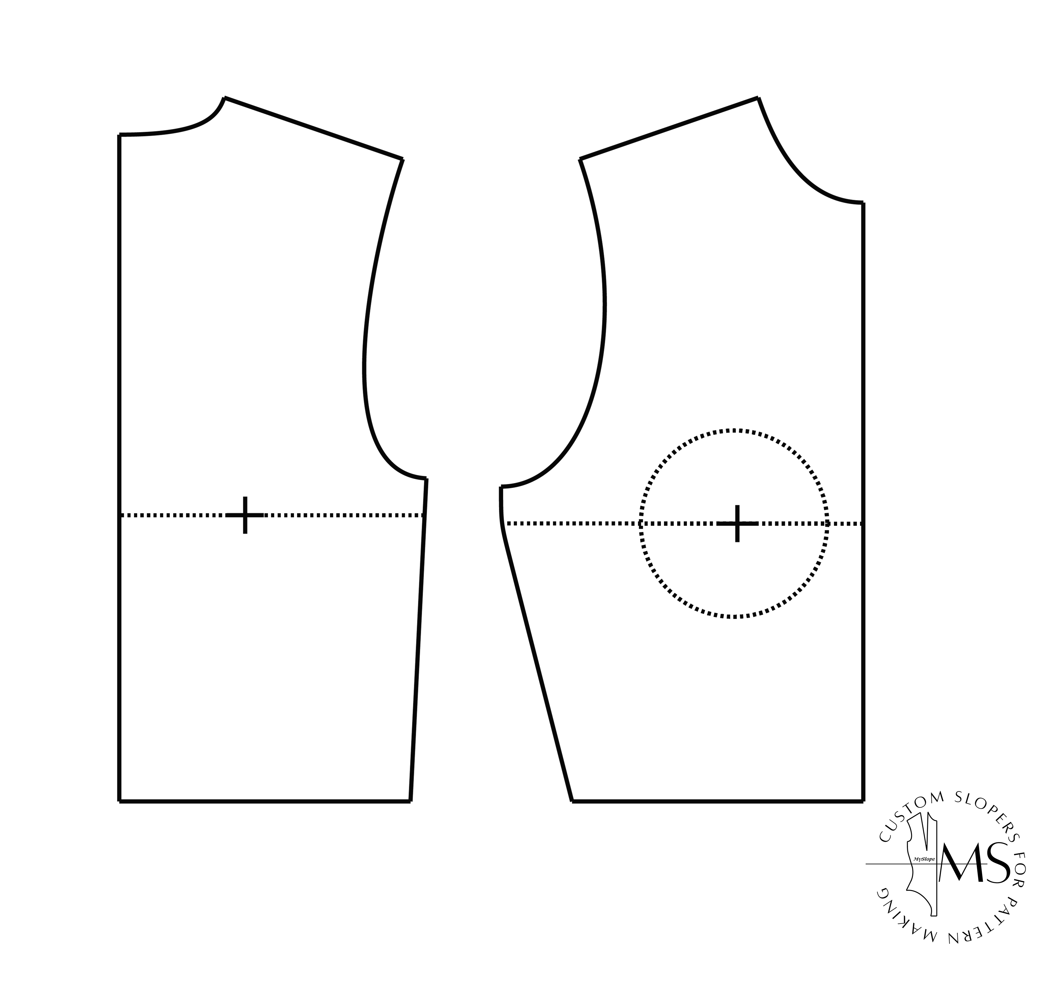 Pattern Sloper Bottom The Dartless Torso Sloper – mislopecustom